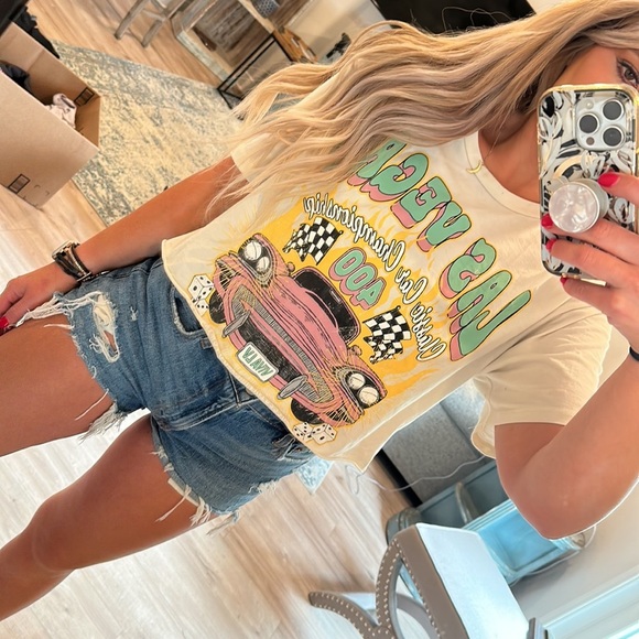 Vegas crop tee from altar'd state - Picture 3 of 4